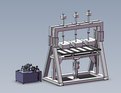座椅颠簸蠕动试验系统