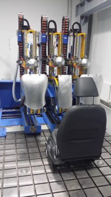 座椅头枕静态强度试验系统